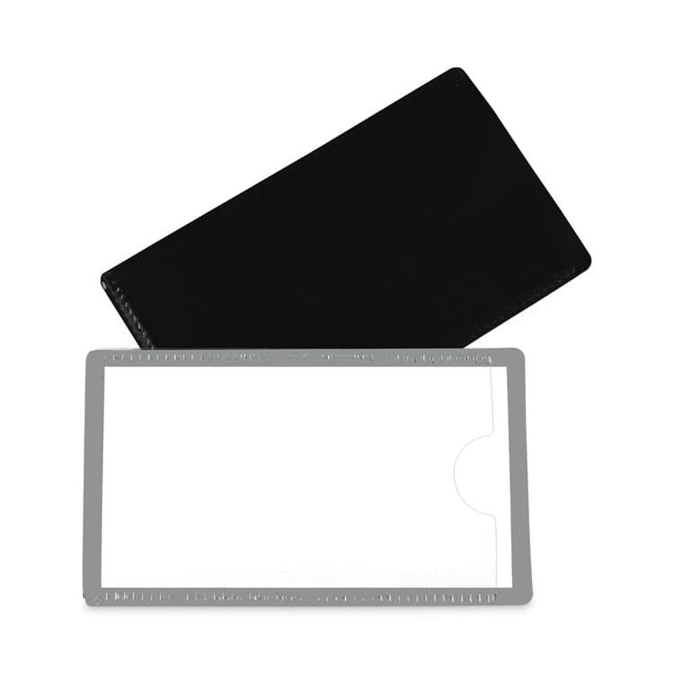 C-LINE PRODUCTS, Slap-Stick Magnetic Label Holders, Side Load, 4.25 x 2.5, Gray, 10/Pack (CLI87701) thumbnail 2