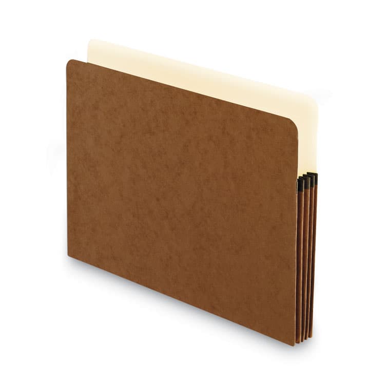 TOPS BUSINESS FORMS Standard Expanding File Pockets, 3.5" Expansion, Letter Size, Redrope, 25/Box (PFX1524EOX) thumbnail 2