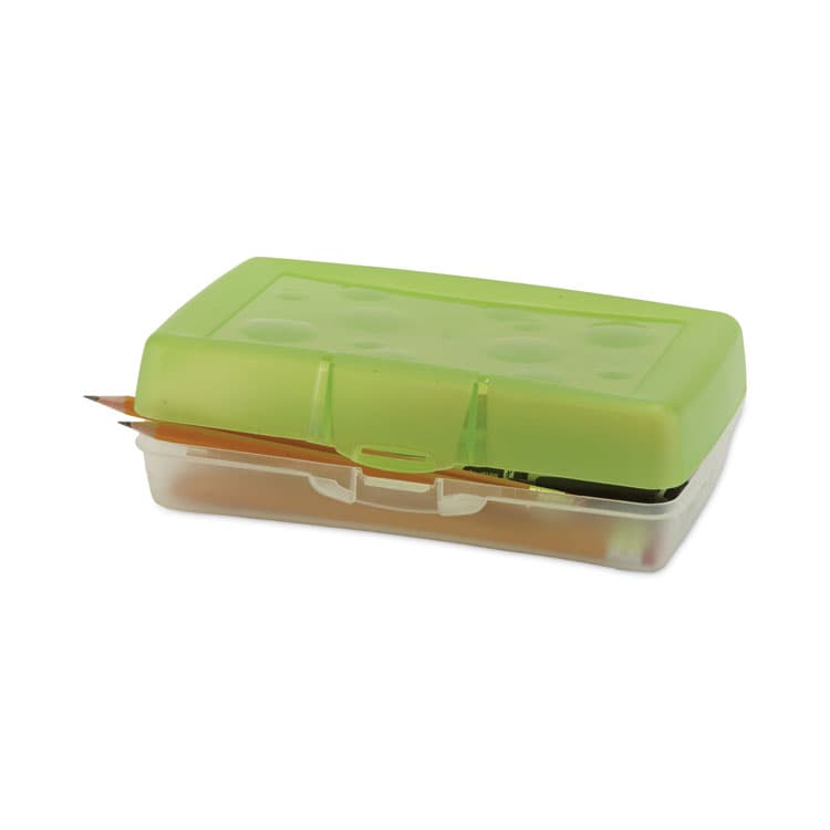 STOREX Pencil Box, 8.38 x 5.63 x 2.5, Randomly Assorted Colors (STX61605U12C) thumbnail 3