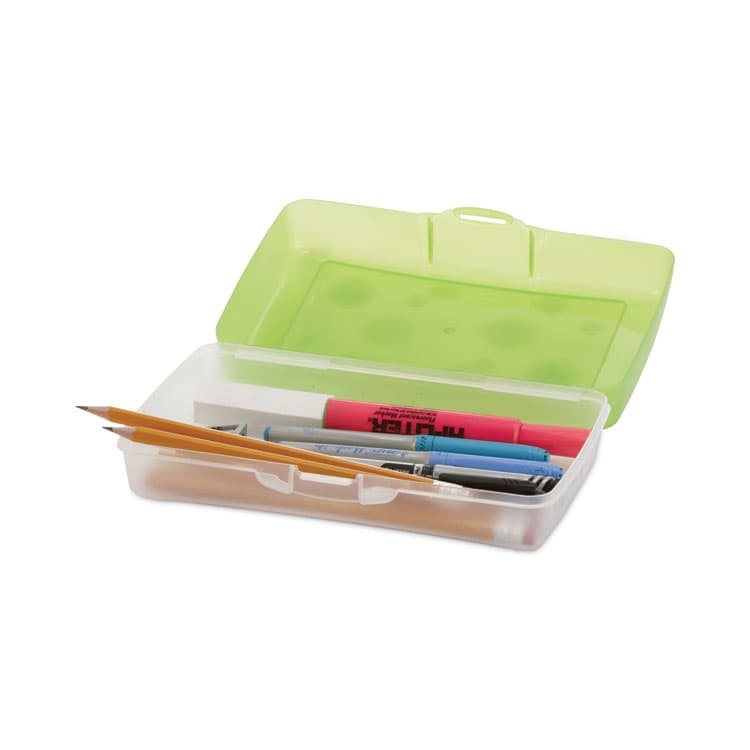STOREX Pencil Box, 8.38 x 5.63 x 2.5, Randomly Assorted Colors (STX61605U12C) thumbnail 4