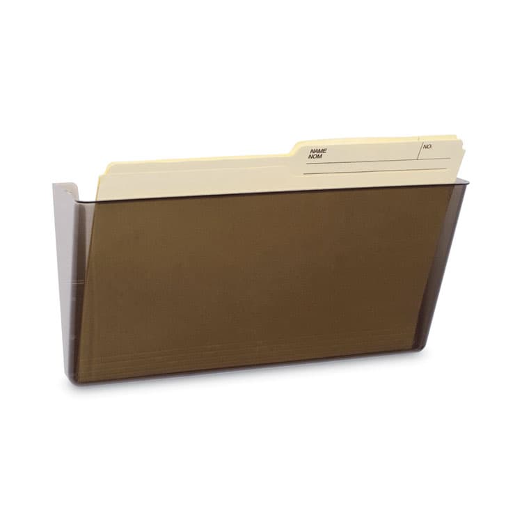 STOREX Wall File, Letter Size, 13" x 4" x 7", Smoke (STX70220U06C) thumbnail 2