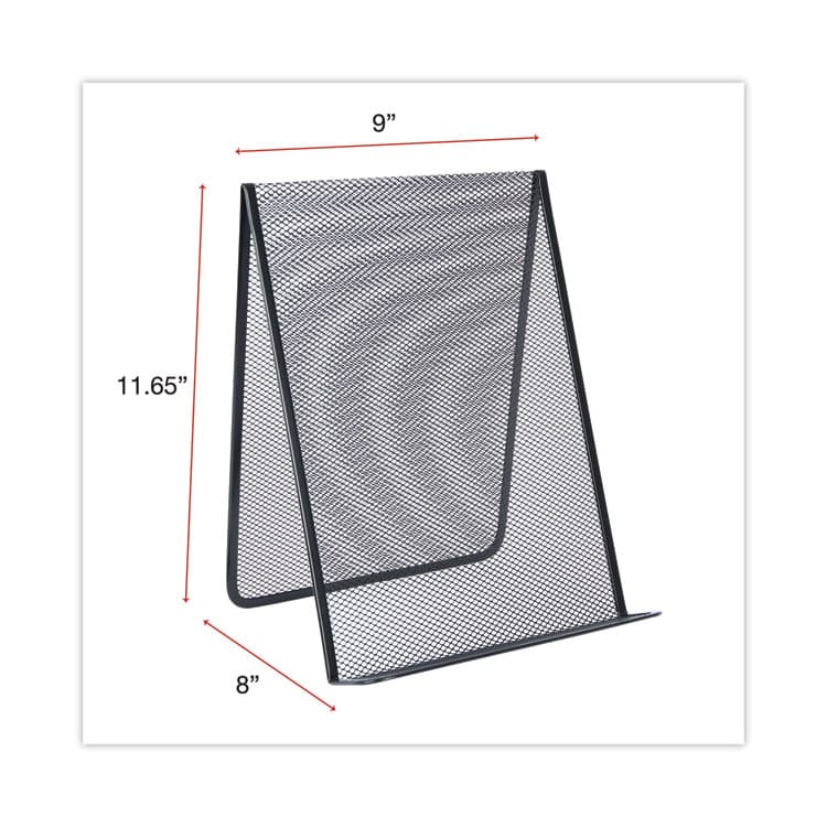 UNIVERSAL OFFICE PRODUCTS Metal Mesh Document Holder, Holds Up to 35 Letter Size Sheets, Metal, Black (UNV20027) thumbnail 2