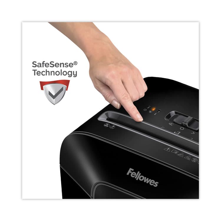 FELLOWES MFG. CO. Powershred LX85 Cross-Cut Shredder, 12 Manual Sheet Capacity (FEL4400401) thumbnail 4