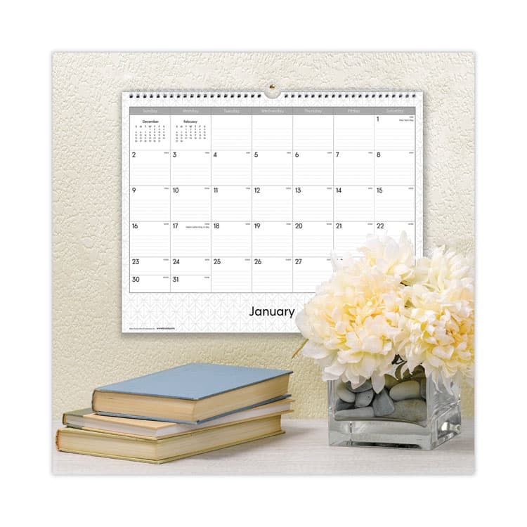 BLUE SKY Enterprise Wall Calendar, Geometric Artwork, 15 x 12, White/Gray Sheets, 12-Month (Jan to Dec): 2026 (BLS111292) thumbnail 3