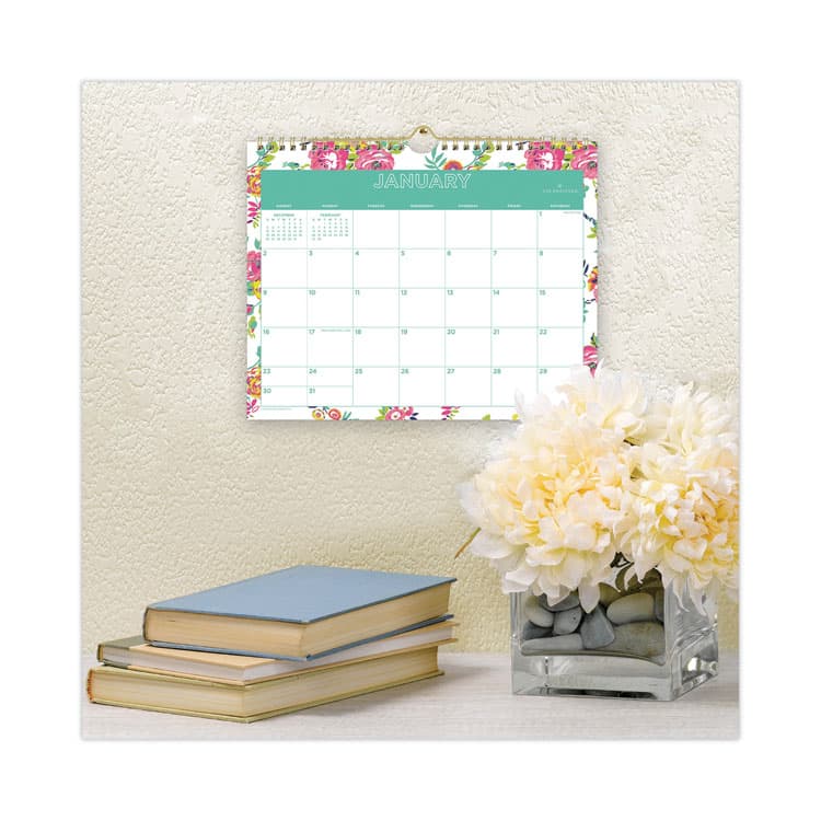 BLUE SKY Day Designer Peyton Wall Calendar, Floral Artwork, 11 x 8.75, White/Multicolor Sheets, 12-Month (Jan to Dec): 2026 (BLS103629) thumbnail 3