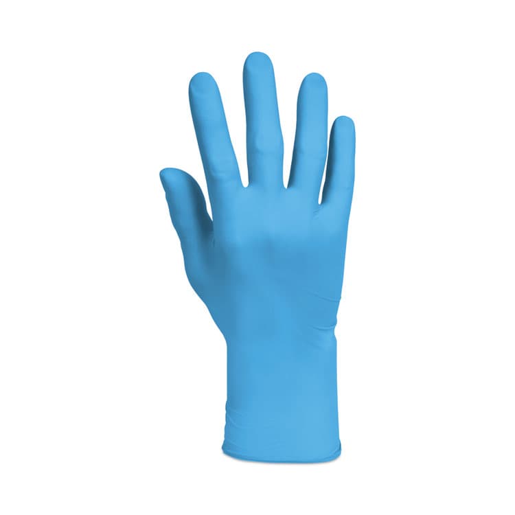 KIMBERLY CLARK G10 Flex Blue Nitrile Gloves, Powder-Free, Medium, 3 mil Thick, 9.5" Long, Blue, 100/Box, 10 Boxes/Carton (ANS54333) thumbnail 4