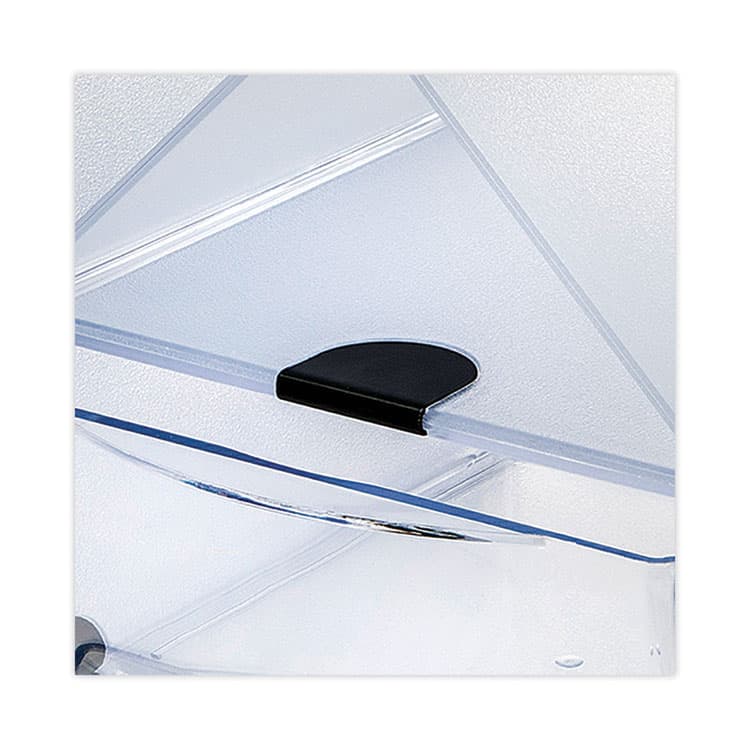 DEFLECTO CORPORATION Stackable Cube Organizer, Double Cube, Plastic, 12 x 6 x 6, Clear (DEF350501) thumbnail 2