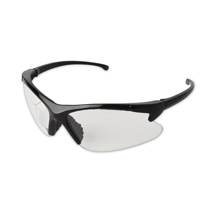 KIMBERLY-CLARK PROFESSIONAL V60 30-06 Dual Readers Safety Glasses, 2.0+ Diopter, Black Half Frame, Clear Dual Lens (ANS20388)