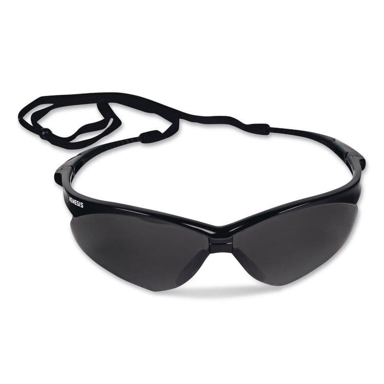 KIMBERLY-CLARK PROFESSIONAL Nemesis Safety Glasses, Black Half Frame, Smoke Dual Lens (ANS22475) thumbnail 2