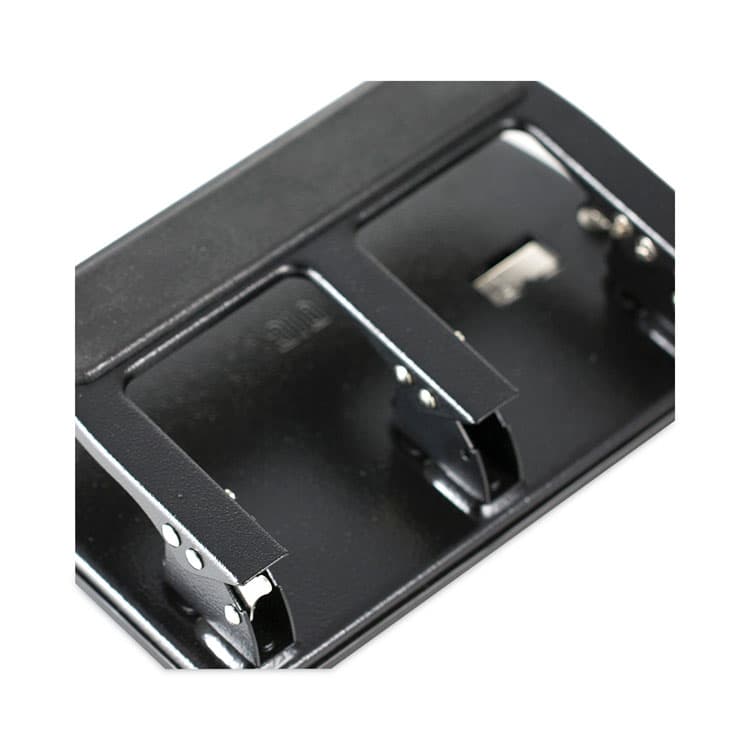 OFFICEMATE INTERNATIONAL CORP. 40-Sheet Three-Hole Punch with Padded Handle, 9/32" Holes, Black (OIC90089) thumbnail 3
