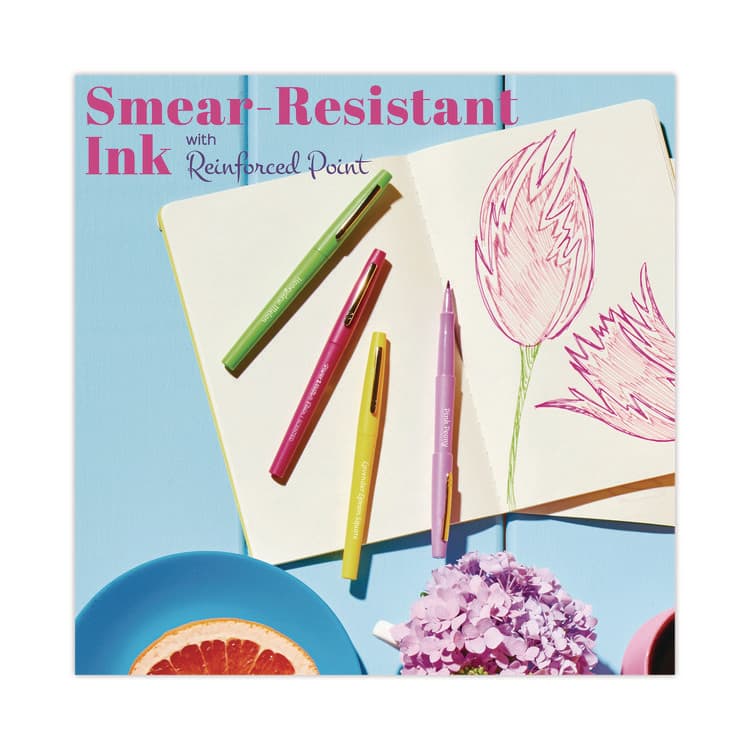 SANFORD Flair Scented Felt Tip Porous Point Pen, Stick, Medium 0.7 mm, Sunday Brunch Scents, Assorted Ink and Barrel Colors, 6/Pack (PAP2125407) thumbnail 4