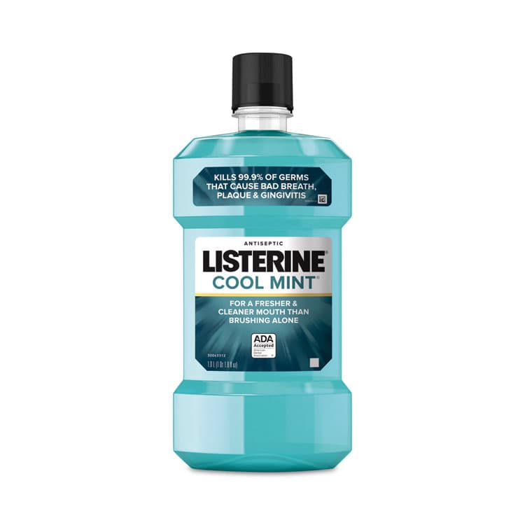 JOHNSON & JOHNSON Listerine Cool Mint Mouthwash, 1 L Bottle (PFI42735)