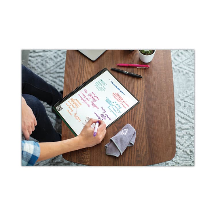 ROCKETBOOK Core Smart Notebook, Medium/College Rule, Teal Cover, (16) 11 x 8.5 Sheets (RKBEVR2LRCCCE) thumbnail 4