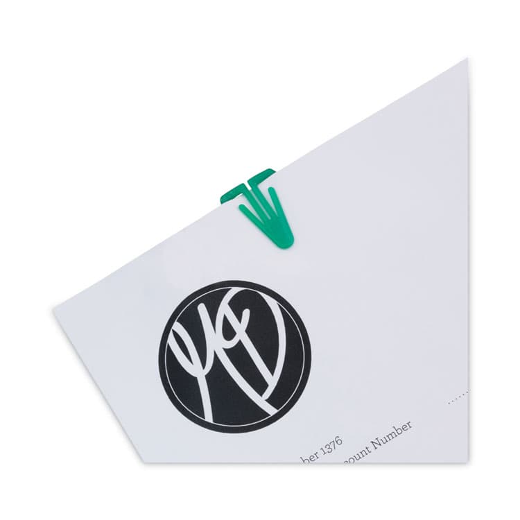 ADVANTUS CORPORATION Plastic Paper Clips, Large, Smooth, Assorted Colors, 200/Box (GEMPC0600) thumbnail 2