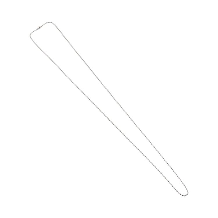 ADVANTUS CORPORATION ID Badge Holder Chain, Metal Ball Chain Fastener, 36" Long, Nickel Plated, 100/Box (AVT75417) thumbnail 3