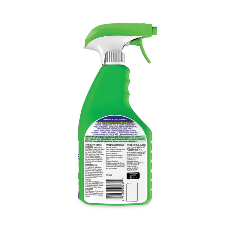 SC JOHNSON Disinfectant Multi-Purpose Cleaner Fresh Scent, 32 oz Spray Bottle (SJN366095EA) thumbnail 2