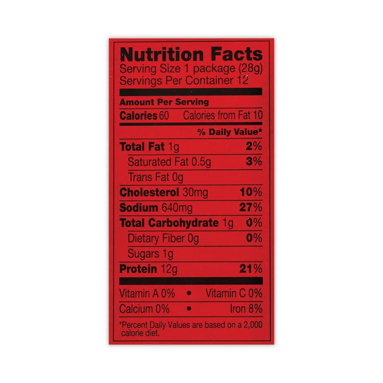 LINK SNACKS Beef Steak, Original, 1 oz, 12/Box (GRR27800002) thumbnail 3