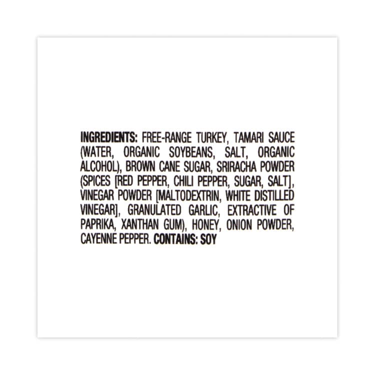 THINK JERKY, LLC Sriracha Honey Turkey Jerky, 1 oz Pouch, 12/Pack (GRR22000983) thumbnail 3