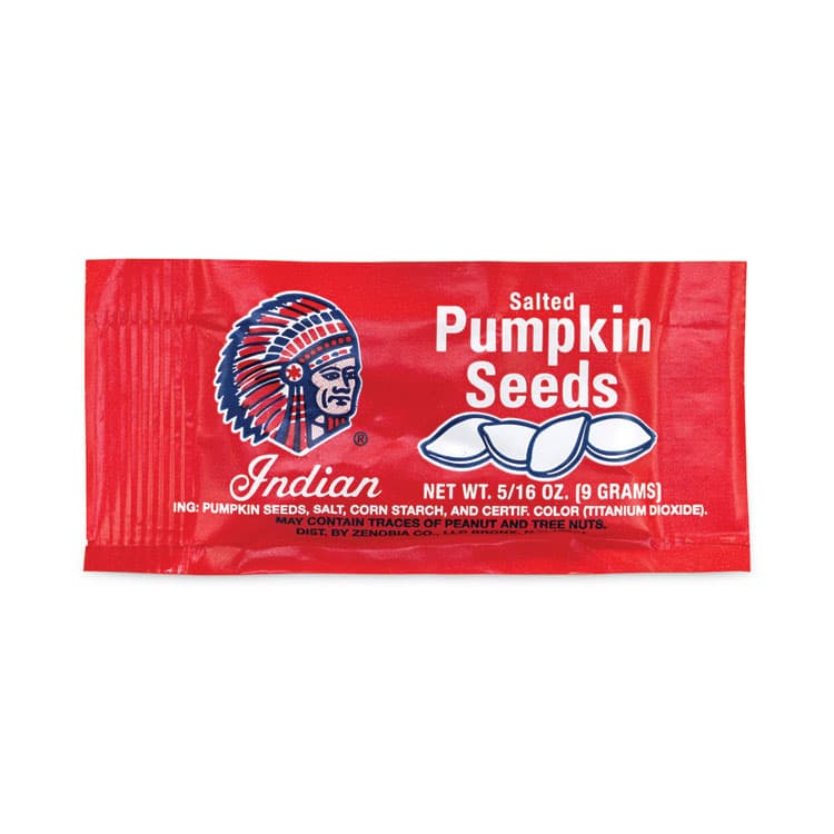 ZENOBIA CO, LLC Salted Pumpkin Seeds, 0.31 oz Pouches, 36 Pouches/Pack, 2 Packs/Carton (GRR20902590)