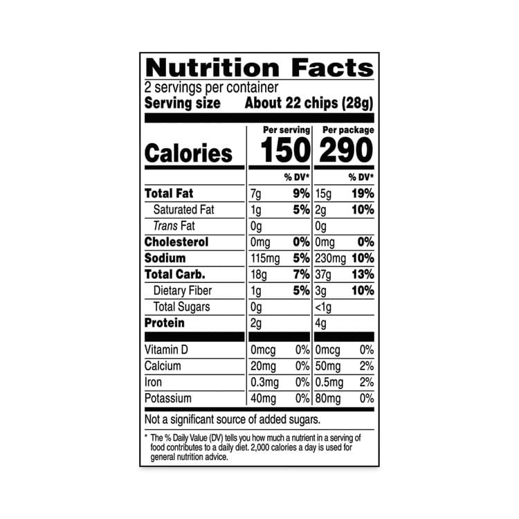 FRITO-LAY, . Bite Size Tortilla Chips, 2 oz Bag, 64 Bags/Carton (GRR29500067) thumbnail 3