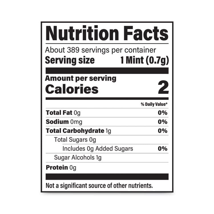 CALLARD & BOWSER-SUCHARD Arctic Peppermint Mints, 1.2 oz, 8 Tins/Pack (GRR20900488) thumbnail 3