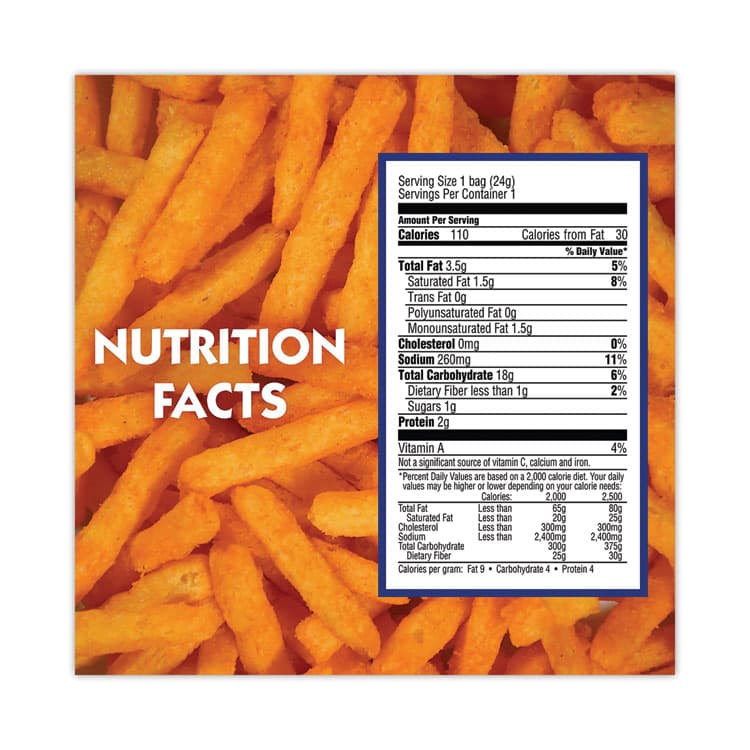 CONAGRA FOODS Hot Fries, Spicy Hot, 0.85 oz Bag, 72/Carton (GRR20900465) thumbnail 4