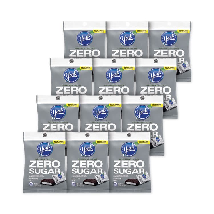THE HERSHEY COMPANY Sugar Free Peppermint Pattie, 3 oz Peg Bags, 12/Carton (GRR24601076) thumbnail 2