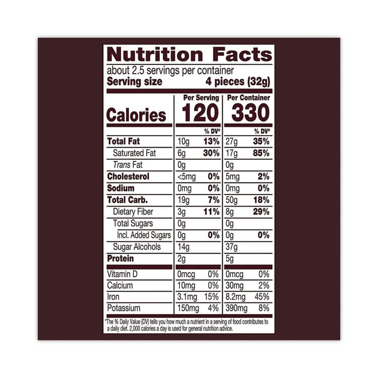 THE HERSHEY COMPANY Miniatures Special Dark Sugar-Free Chocolate, 3 oz Bag, 12 Bags/Carton (GRR24601030) thumbnail 3