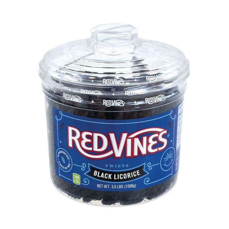 AMERICAN LICORICE COMPANY Black Licorice Twists, 3.5 lb Jar (GRR20904500)