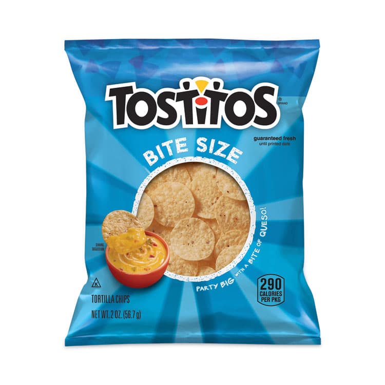 FRITO-LAY, . Bite Size Tortilla Chips, 2 oz Bag, 64 Bags/Carton (GRR29500067)