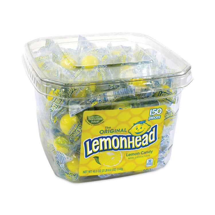 FERRARA CANDY CO Lemon Candy, Individually Wrapped, 40.5 oz Tub, 150 Pieces (GRR20900232) thumbnail 2