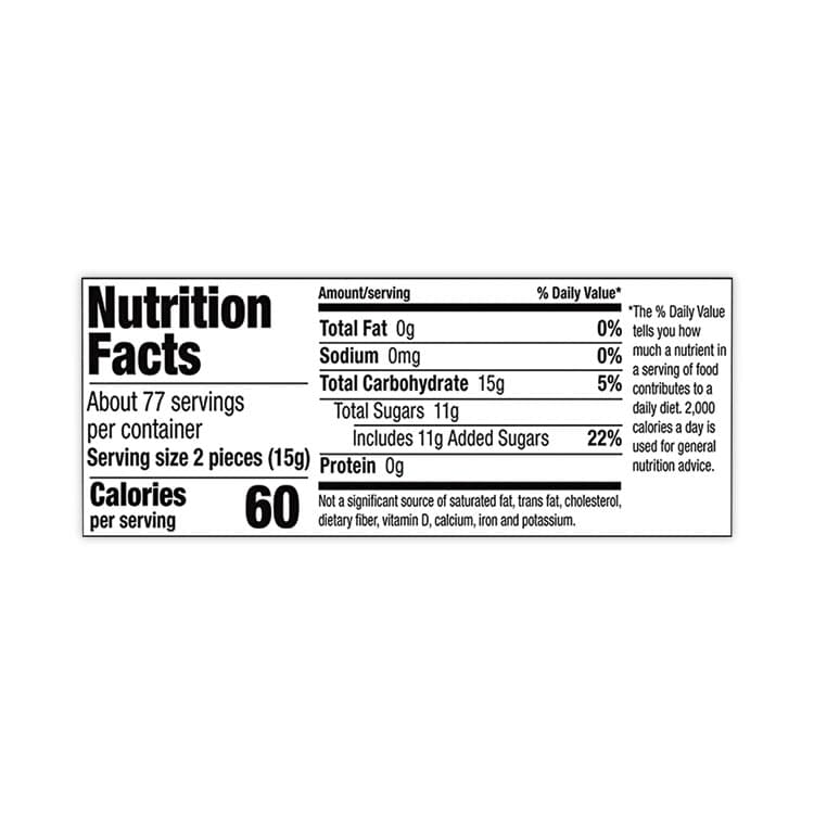 FERRARA CANDY CO Lemon Candy, Individually Wrapped, 40.5 oz Tub, 150 Pieces (GRR20900232) thumbnail 4