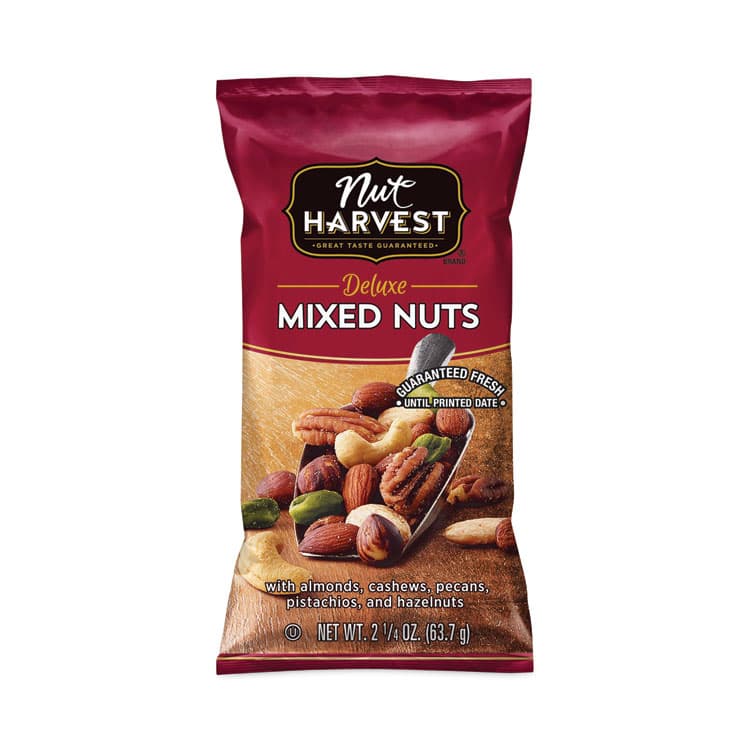 FRITO-LAY, . Deluxe Mixed Nuts, 2.25 oz Pouch, 8/Carton (GRR29500005)