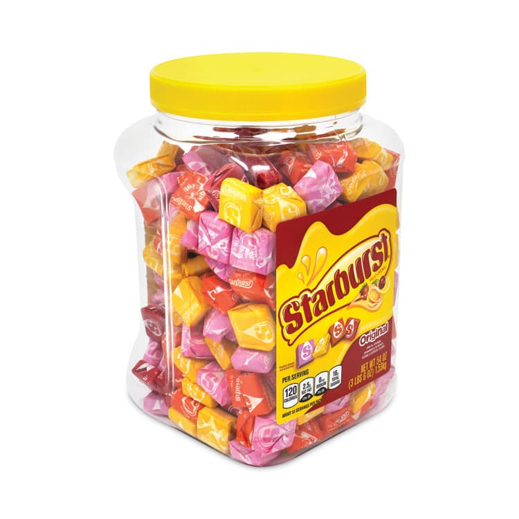 THE WRIGLEY COMPANY Original Fruit Chews, Assorted, 54 oz Tub (GRR22000992) thumbnail 2