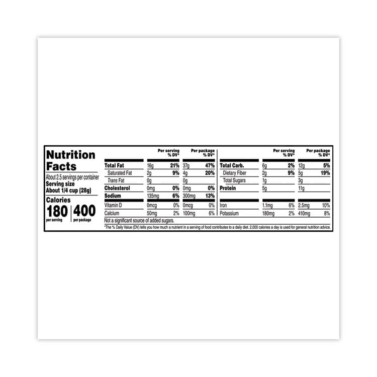FRITO-LAY, . Deluxe Mixed Nuts, 2.25 oz Pouch, 8/Carton (GRR29500005) thumbnail 3