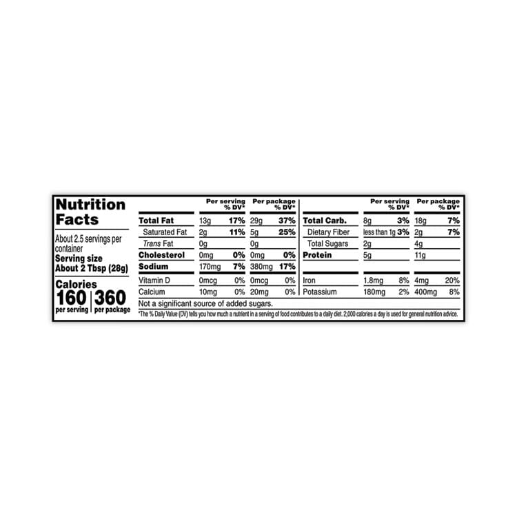 FRITO-LAY, . Sea Salted Whole Cashews, 2.25 oz Pouch, 8/Carton (GRR29500004) thumbnail 3