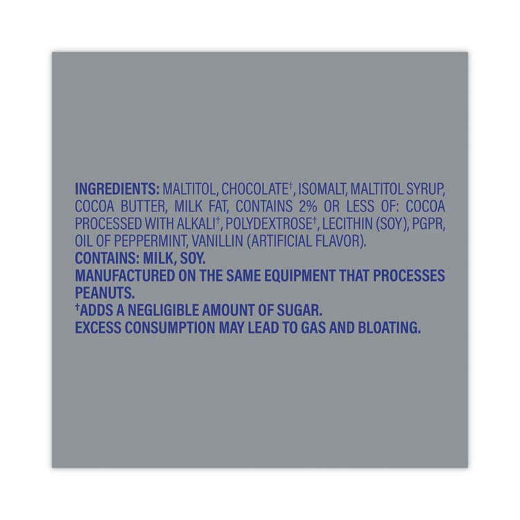 THE HERSHEY COMPANY Sugar Free Peppermint Pattie, 3 oz Peg Bags, 12/Carton (GRR24601076) thumbnail 3