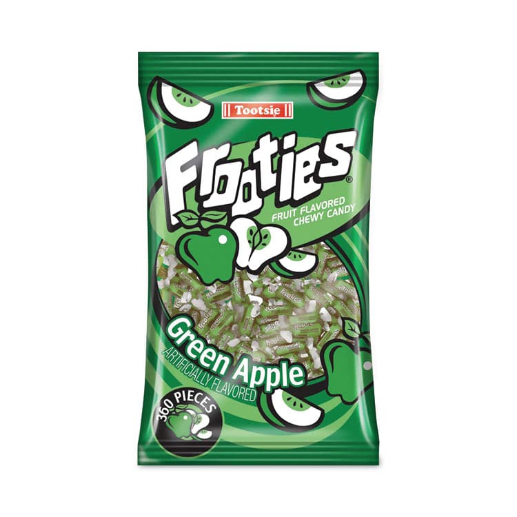 TOOTSIE ROLL INDUSTRIES Frooties, Green Apple, 38.8 oz Bag, 360 Pieces/Bag (GRR20900088) thumbnail 2