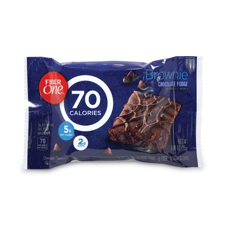 GENERAL MILLS 70 Calorie Chocolate Fudge Brownies, 0.89 oz, 40/Carton (GRR22000454)