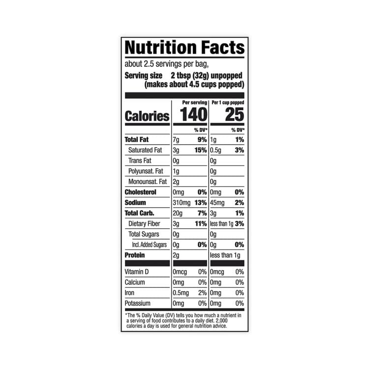 CONAGRA FOODS Butter Lovers Microwave Popcorn, 2.75 oz Bag, 36/Carton (GRR20902591) thumbnail 3