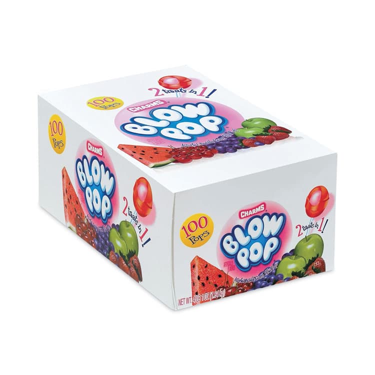 TOOTSIE ROLL INDUSTRIES Blow Pops, Assorted Flavors, 0.64 oz, 100/Carton (GRR20900016) thumbnail 2