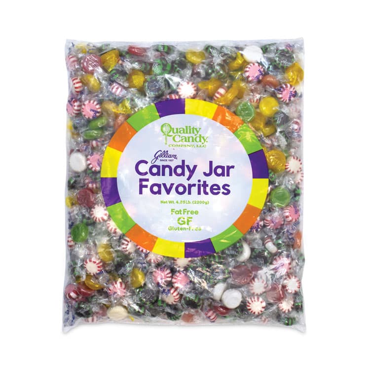 QUALITY CANDY, LLC Candy Jar Favorites, Assorted Flavors, 5 lb, 90 Pieces/Jar (GRR21000052) thumbnail 2