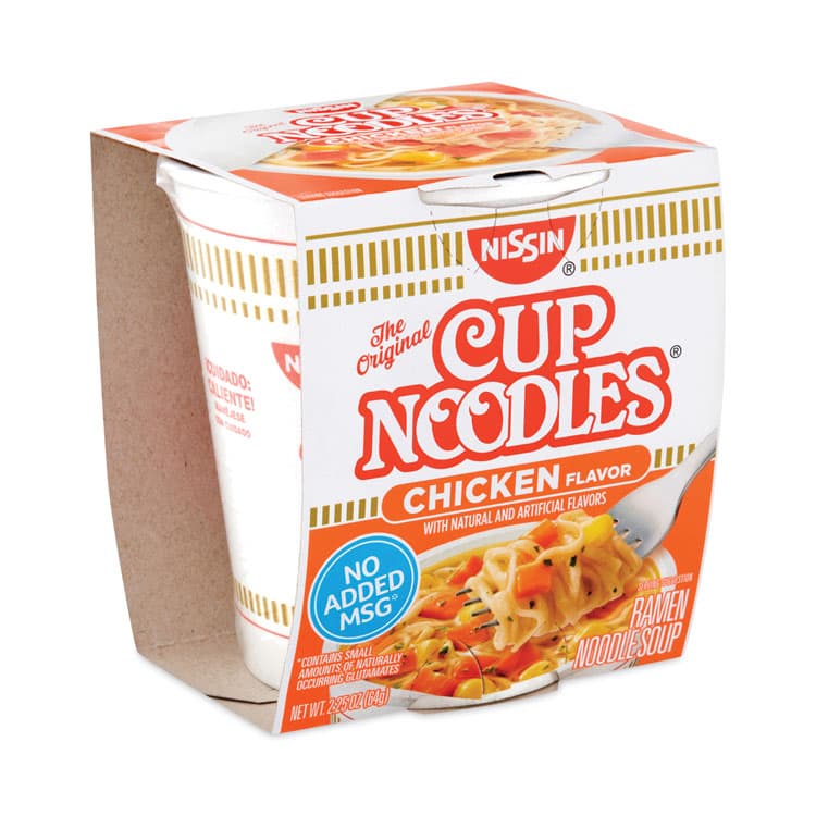 NISSIN FOODS Cup Noodles, Chicken, 2.25 oz Cup, 24 Cups/Carton (GRR22000498) thumbnail 3