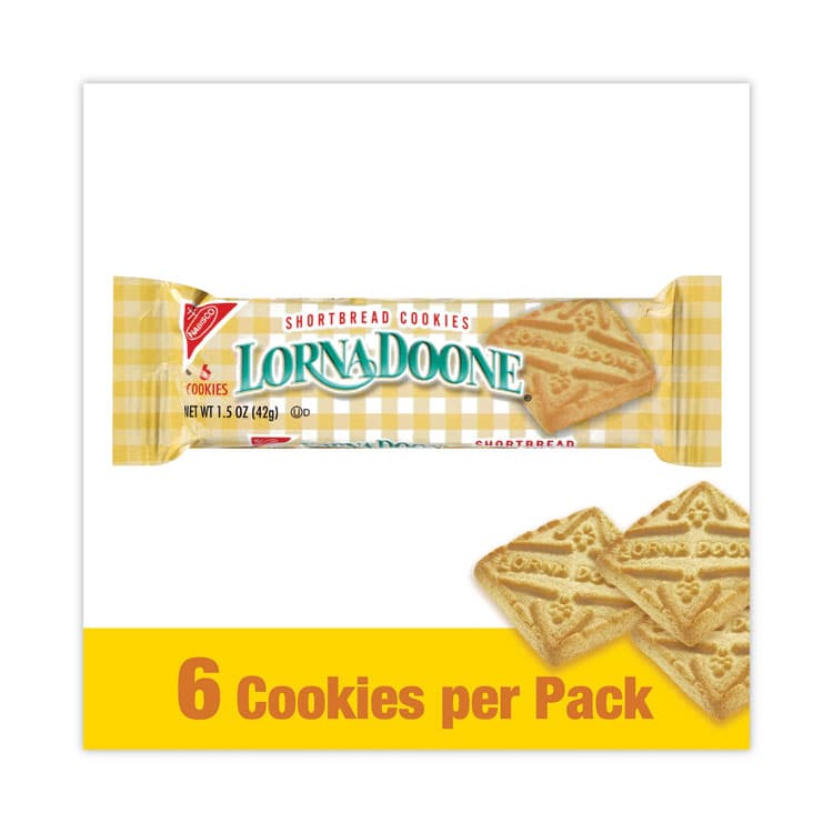 NABISCO FOOD GROUP Lorna Doone Shortbread Cookies, 1.5 oz Packet, 30 Packets/Carton (GRR22001042) thumbnail 4