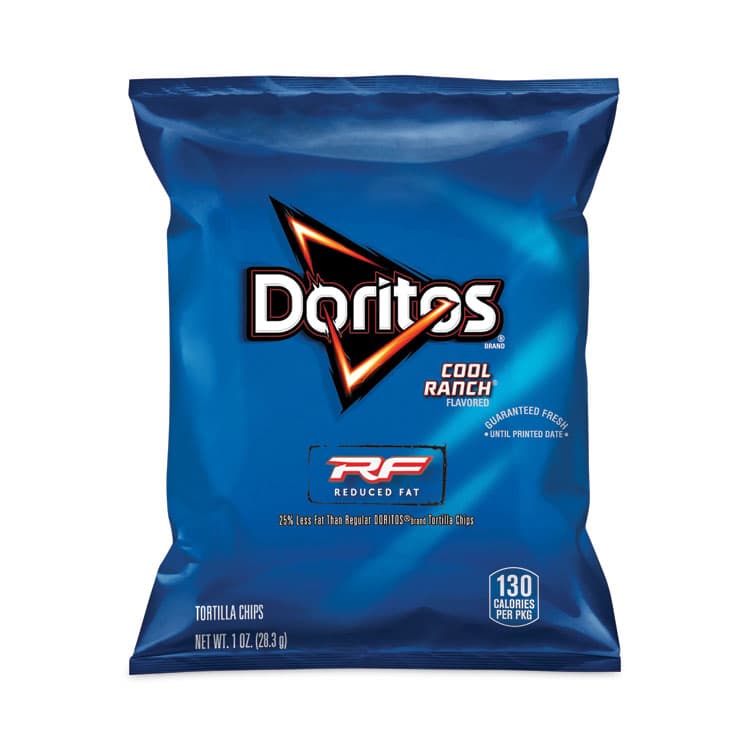 FRITO-LAY, . Reduced Fat Cool Ranch Tortilla Chips, 1 oz Bag, 72 Bags/Carton (GRR29500056)