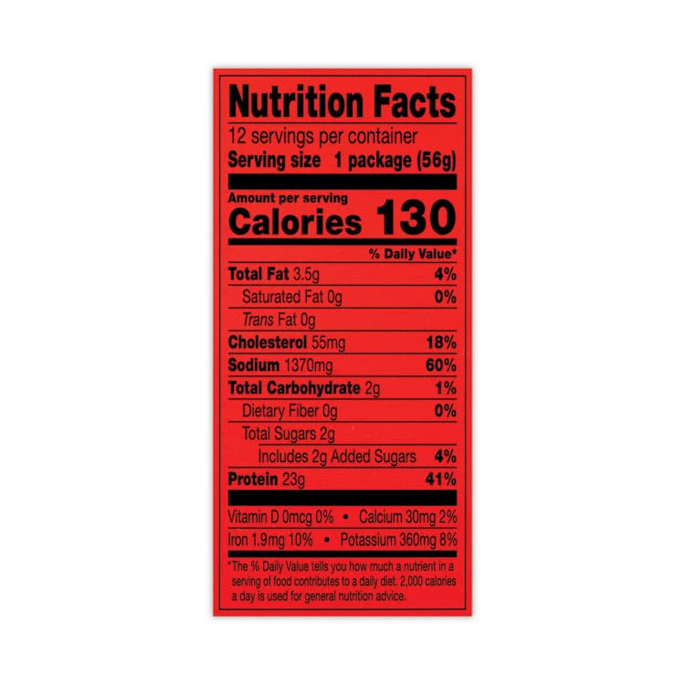 LINK SNACKS Jumbo Original Beef Steak, 2 oz, 12/Box (GRR27800012) thumbnail 4