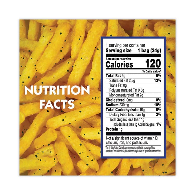 CONAGRA FOODS Cheddar Fries, 0.85 oz Bag, 72/Carton (GRR20900464) thumbnail 2