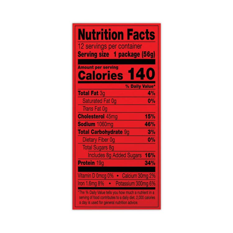 LINK SNACKS Jumbo Teriyaki Beek Steak, 2 oz, 12/Box (GRR27800011) thumbnail 4