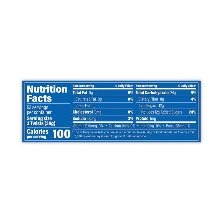 AMERICAN LICORICE COMPANY Black Licorice Twists, 3.5 lb Jar (GRR20904500) thumbnail 3