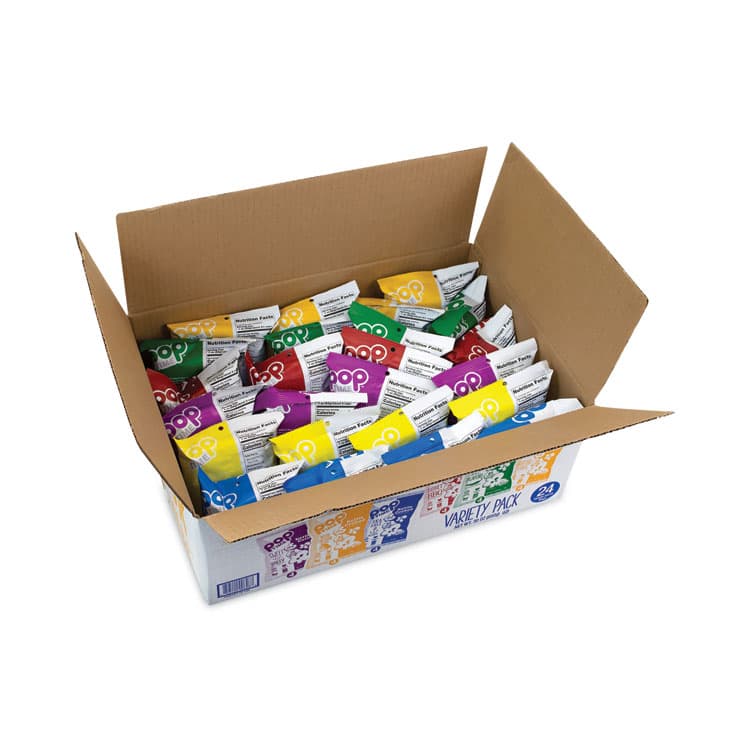 POPTIME SNACK BRANDS, LLC Kettle Cooked Popcorn Variety Pack, Assorted Flavors, 1 oz Bag, 24/Carton (GRR20902646) thumbnail 4